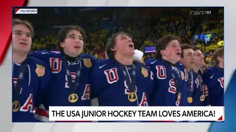 The USA Junior Hockey Team LOVES America! Sebastian Gorka on NEWSMAX