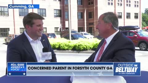 John Fredericks speaks with two concerned parents in Forsyth County, GA about Critical Race Theory