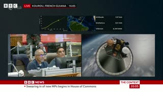 Europe's Ariane-6 rocket launches | BBC News