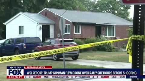 Trump gunman flew drone over rally site, per WSJ report
