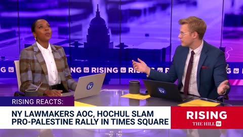 AOC AGREES with Conservatives?! SLAMS Pro-Palestinian Rally in NYC: 'Bigotry', 'Callousness': Rising