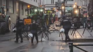 Brussels: Farmer protests