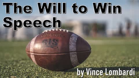 The Will to Win Speech