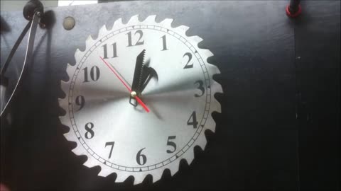 Circular Saw Clock