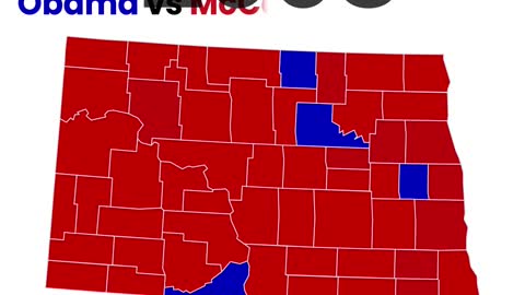 North Dakota's 20-Year County Level Presidential Election Shifts: Unpacking Trump's Impact in 20 Seconds