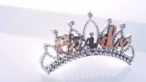 Alandra Bride Rose Gold and Silver Tiara