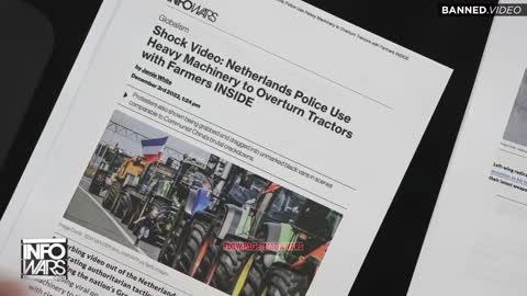 Alex Jones: The Climate Lockdowns Are Here & Danish Police Use Heavy Machinery To Overturn Tractors With Farmers Inside - 12/5/22 #AlexJonesWasRight
