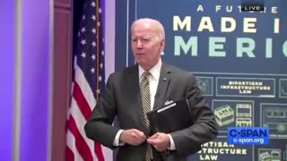 Doocy causes Biden to talk about 'Walking and chewing gum at the same time"