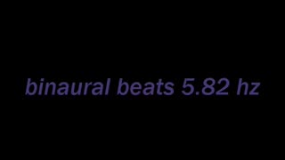 binaural beats 5 82 hz