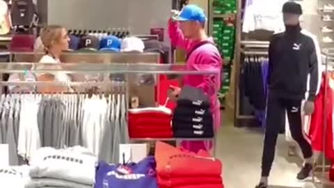 Running From A Store Prank