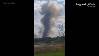 Videos record large explosion in Russia | WAR SCENES