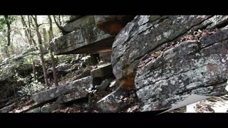 A Tishomingo State Park rocky trail