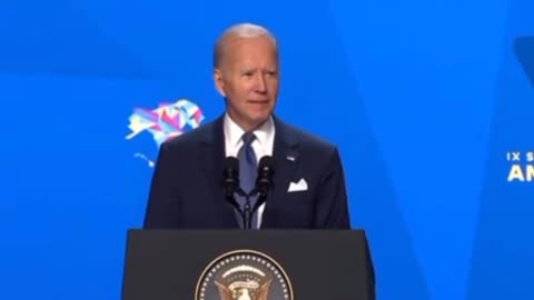 Joe Biden's speech at the Summit of the Americas was interrupted by protesters