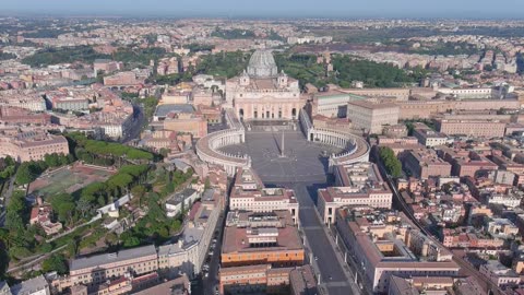 architecture at the St. Peter's Cathedral in Vatican City