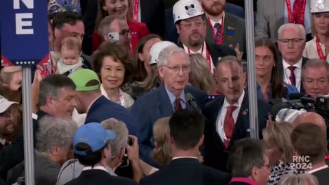 Mitch McConnell booed during RNC vote call....