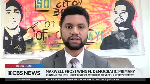 Gen Z candidate Maxwell Frost wins Democratic House primary in Florida