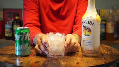 Malibu Pineapple Rum & Sprite Chill Cherry Lime Soda