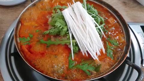 Korean hot pot dish