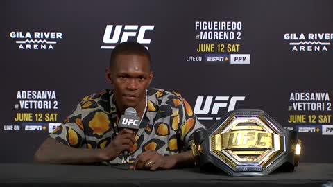 Israel Adesanya talked About his dream For Nigerians