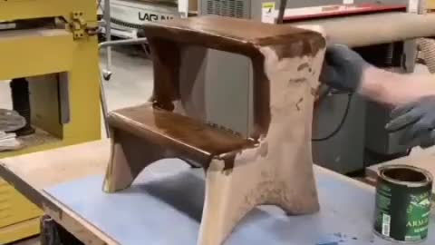 Walnut stool