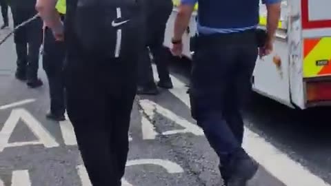 Irish Lives Matter Protest turns into chaos