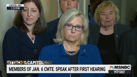 Rep. Liz Cheney & Adam Kinzinger Speaks After First Jan. 6 Committee