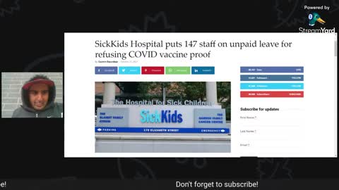 SickKids Hospital puts unjabbed staff on unpaid leave