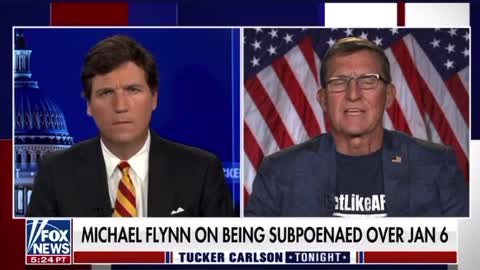 Tucker Carlson and General Flynn #WeStandWithSteveBannon