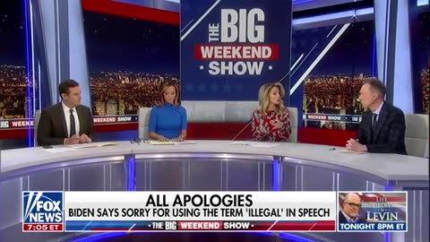 BIDEN CAVED__ _Biden apologizes for using the term _illegal_ during SOTU