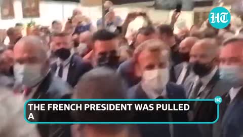 Watch: Egg thrown at French President Emmanuel Macron during restaurant fair visit