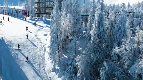 BACHLEDKA IS A POPULAR SKI RESORT IN THE BACHLEDVA VALLEY SLOVAKIA