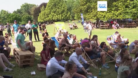 Paris Olympics crowds feel the heat as temperatures rise following rain at start of Games| CN ✅