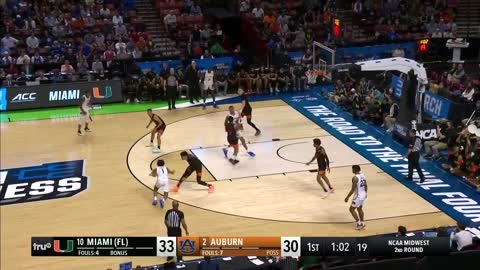 Miami Hurricanes steamroll to first Sweet 16 since 2016 after dominating win over Auburn