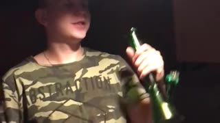 Dancing with bong