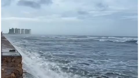 Karachi Sea View _ Amazing Video