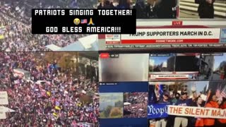 🇺🇸😭🙏TRUMP SUPPORTERS SINGING TO GOD AT MILLION MAN MARCH TODAY IN WASHINGTON D.C!!!