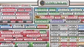 $33 TRILLION DEBT EASTER EGGS WHY IS THE U.S. DEBT CLOCK SHOWING US CERN & THE M