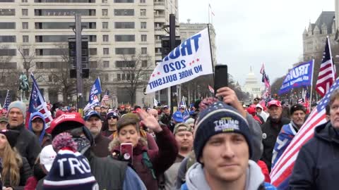 America at stake: Huge pre-rally turnout in DC for Trump