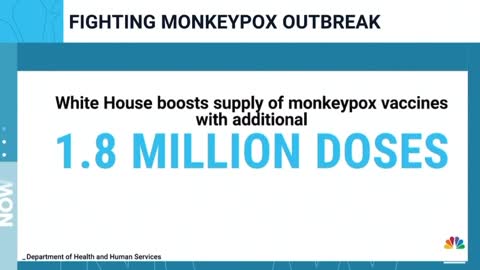 The Biden administration is releasing 1.8 million monkeypox vaccines
