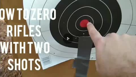 How to Zero Scopes in Two Shots
