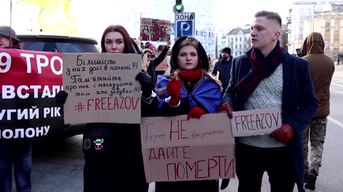 Ukrainian POW families demand their release