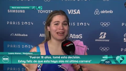 París 2024: Luana Alonso, la nadadora paraguaya