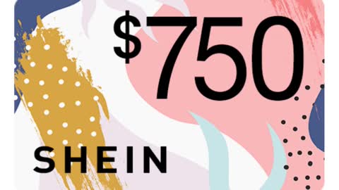 Get a $750 Shein Gift Card (Offer Exclusive To Canada)