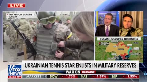 INSPIRING: Ukrainian tennis star explains why he joined the military reserves to fight Russia