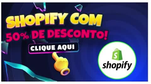 Crie sua loja Shopify pela METADE do preço!!