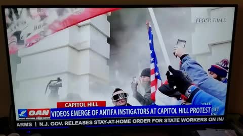 Antifa Leads Protesters Into Capital