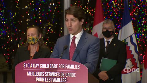 A reporter asks Trudeau why he is "essentially asking people very nicely not to travel" rather than enacting stricter travel rules