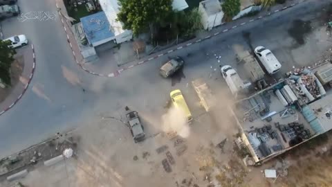 Footage of Hamas using armed drones on IDF forces