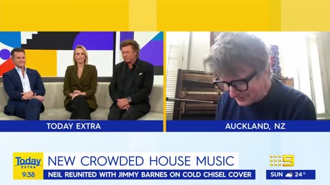 May 15, 2024 - Neil Finn Discusses New Crowded House Record on Australia's 'Today'