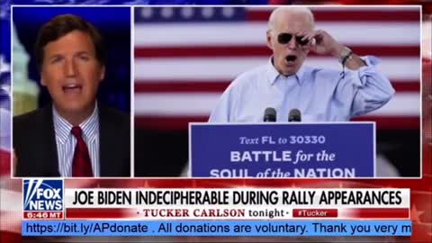 Savage Tucker Carlson what's Joe Biden saying? trunalimunumaprzure